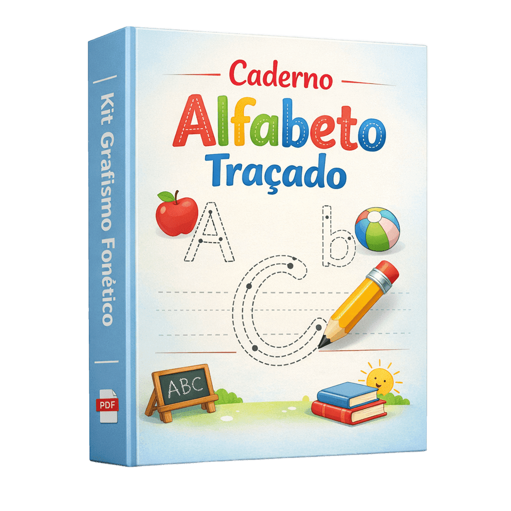 Caderno Alfabeto Traçado