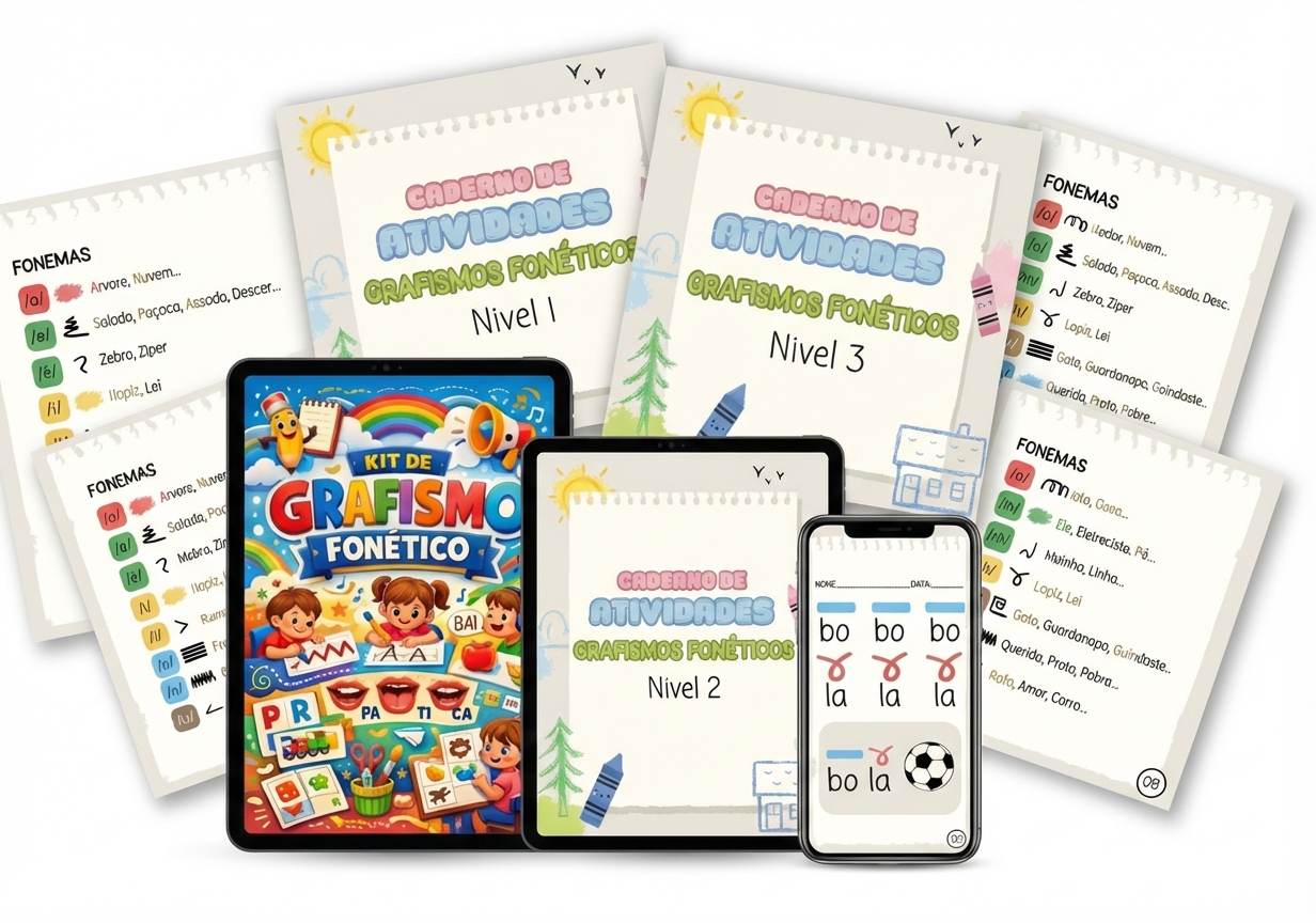 Kit Grafomotricidade Completo